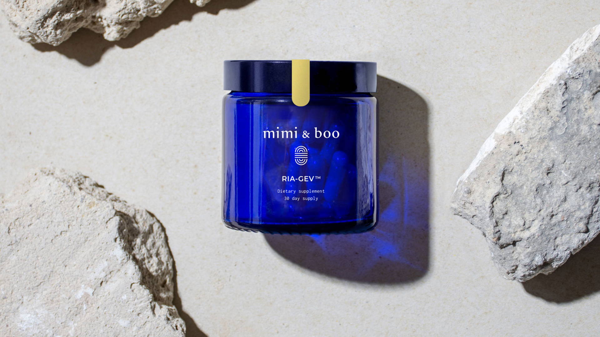 保健品包裝設計，地中海&藍瓶