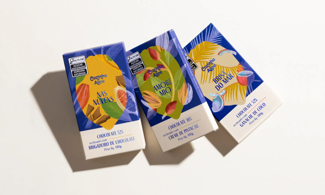 Cozinha Alice巧克力包裝設(shè)計