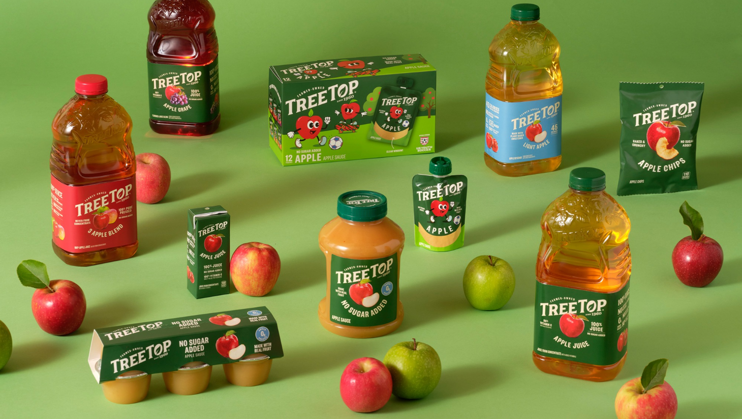 Tree Top 樹頂蘋果汁包裝設(shè)計升級