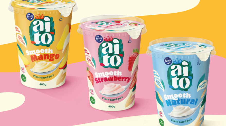 味覺(jué)與視覺(jué)的絲滑共舞：BrandMe 為 Fazer Aito 植物基酸奶打造的包裝設(shè)計(jì)革命