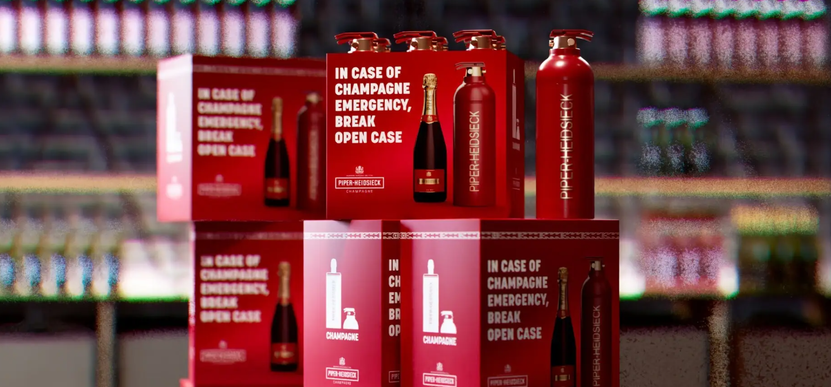 滅火器創(chuàng)意香檳包裝設(shè)計(jì)