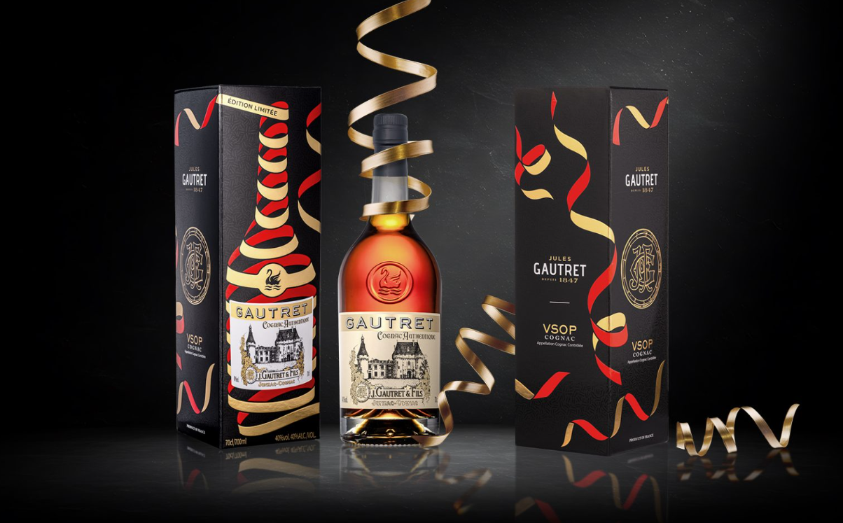 傳統(tǒng)與現(xiàn)代的優(yōu)雅對話：Jules Gautret VSOP 2025限量版酒包裝設計解析